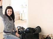Danica Shows Her Sexy Body While Changing Her Clothes