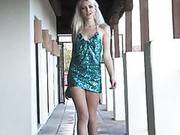 Blonde Layden Is Masturbating With Massager In Hotel