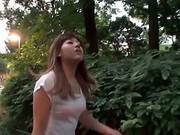 Teen Risa Uchida Gets Toyed With And Gets A Cock To Suck