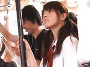 Hot Japanese School Girls In Swimsuit Fucking