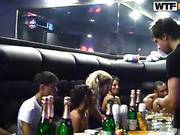 Crazy College Orgy Party In Club