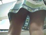 Upskirt Blonde Caught On Hidden Cam