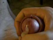 Shaved Dick Cumming Hard Close Up