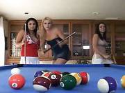 Three Lesbian Hotties Enjoying The Game