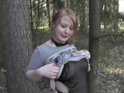 Big Boobs Teen Outdor