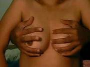 Indian Wife Getting Boob Massage
