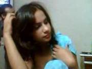 Indian Shy Teenage Babe Fucking With Her Boyfriend