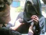 Arabic Man Gave Her Money To Play In Her Tits In The Street