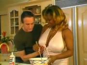 Black Bbw Gets Heated Up In The Kitchen