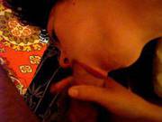 Brunette Homemade Blowjob