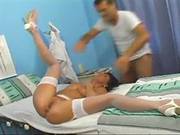 The Nurse Helps The Patient