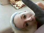 Golden-haired Legal Age Teenager Jada Masturbates & Copulates Massive Darksome Penis
