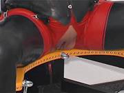 Three Harlots On Machine Chair