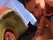 Flashing And Sucking Cock