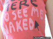 Louisa May Teasing At Home