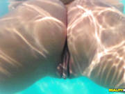 Nude Girls In The Pool Having Crazy Sex Fun