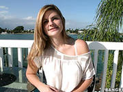 Big Bobbed Girl Keiyra Lina Takes Off Her Clothes