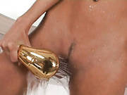 Skinny Blonde Babe Channel Shows How She Masturbates