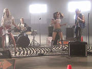 Kinky Rock Stars Kirsten Price And Lichelle Marie Give Blowjobs On The Stage