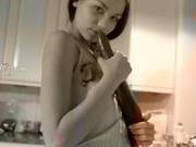 Unreal Vegetable In Her Tight Vagina Video 9
