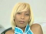 Blonde Ebony Hooker With A Bbc Pounding