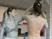 18yo Russian Chicks Playing With Dildos Video 8