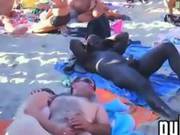 Swingers Fucking In Public At A Beach