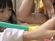 Beautiful Japanese Sluts Dominating A Guy