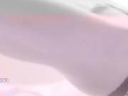 Huge Electric Toy Play With Her Vagina In The Be