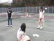 Sweet Teen Babe Gets Tough Leg Game 
