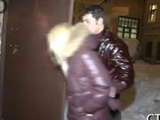 Blonde Babe Is Seduced On The Streets To Be Fucked 