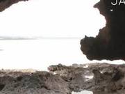 Asian Babe Is Naked And Sexy At The Beach 