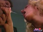 Blonde Bitch Monica Mayhem Gives A Guy A Good Blowjob