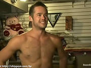 Cute Guy In The Shop For Bondage Talks About Himself