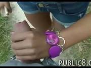 Amazing Czech Beauty Fucked And Facialed In Public For Cash
