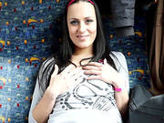 Nice Boobs And Ass Hottie Agrees To A Quickie Sex On The Train