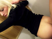 Innocent Euro Blonde Chick Sucks And Fucks A Strangers Cock Inside The Washroom