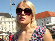 Amateur Blonde Honey Pulled From The Public Market And Fucked In The Park