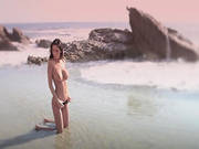 Hot Naked Chick With Fake Breasts