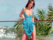 Lean Young Lady Naked Outdoors