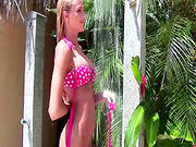 Polka Dot Bikini On Babe