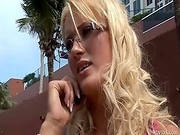 Hot Blonde Gal Gets Picked Up