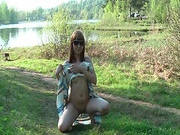 Sweet Gal Goes To The Lake