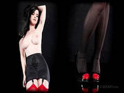 Hot Bondage Goth Insane Solo Masturbation