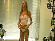 Teen Chick Lingerie Tease In Bedroom