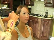 Asian Girl Made Pretty In Video