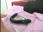 Chubby Needs A Monster Dildo