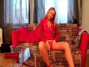 Sweet Young Blonde Strips On Cam