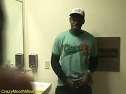 Babe Deepthroats Black Guys Cock