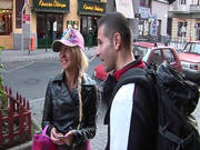 Aggressive Blonde Vikki B Loves To Give Blowjob To Her New Bf